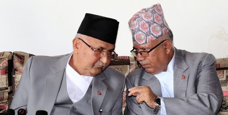 कर्णालीमा एक भए ओली-माधव समूह, सरकार ढल्ने भएपछी तनावमा प्रचण्ड !