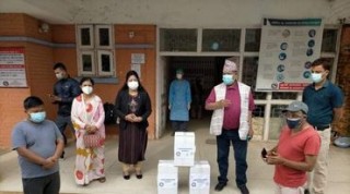अक्सिजन प्लान्ट अभियानद्धारा गुल्मी अस्पताललाई ३ थान अक्सिजन कन्सन्टेटर प्रदान
