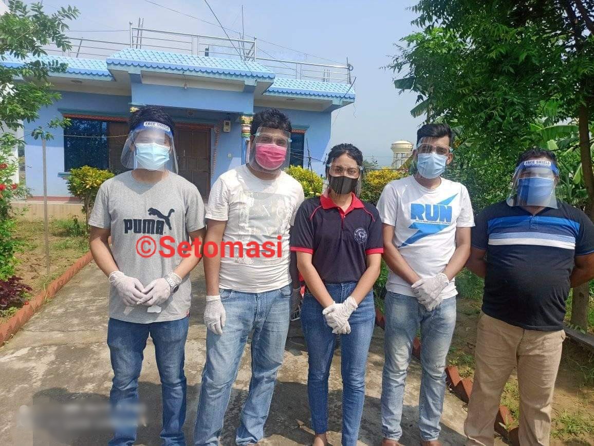 कोसेली सहित युवा क्लब कोरोना संक्रमितको घर घरमा 