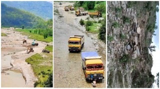अबैध ढुङ्गा उत्खननले सामुदायिक बन मासिदै, मुखदर्शक बन्यो स्थानीय सरकार 