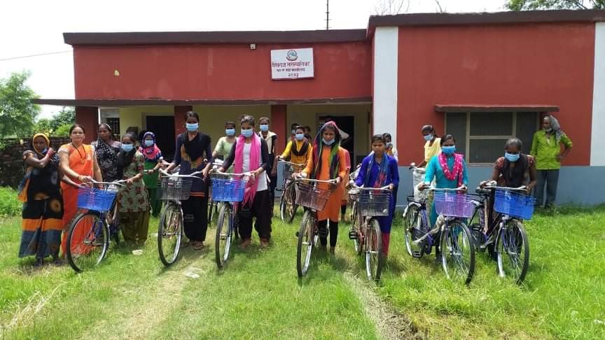 कपिलवस्तुको शिवराजमा छात्राहरुलाई साइकल वितरण