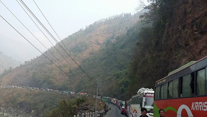 नारायणगढ-मुग्लिन सडकखण्ड एकतर्फी सञ्चालन