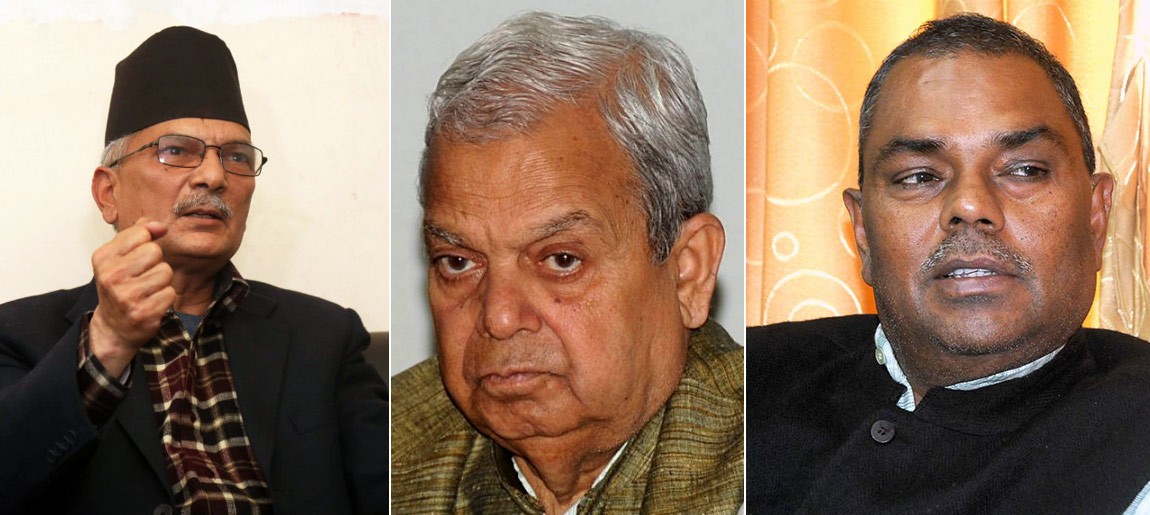 ओलीलाई साथ दिंदा महन्त ठाकुर अध्यक्षबाट 'आउट', निर्वाचन आयोगले  हटायो नाम 