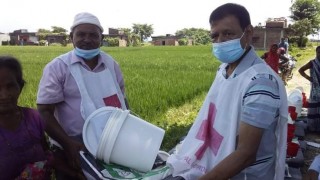 ओमसतियामा राहत वितरण