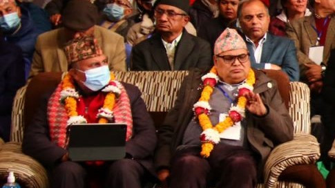 एमालेको प्रतिनिधित्व गर्दै माओवादी महाधिवेशनमा पुगे शंकर पोखरेल