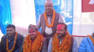 गुल्मीमा पार्टी प्रवेश महोत्सव : एमाले र माओवादी कार्यकर्ता बरालिदा कांग्रेसको पल्ला भारी