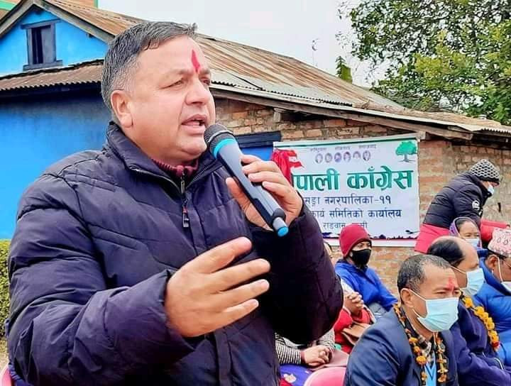 सबै नेताहरुले पहिले आफ्नो वडामा काँग्रेसलाई जिताउने संकल्प गरौं :  सभापति पन्थी