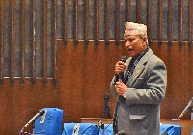 संसदमा भीम रावल बोलेकोमा एमालेको आपत्ति 
