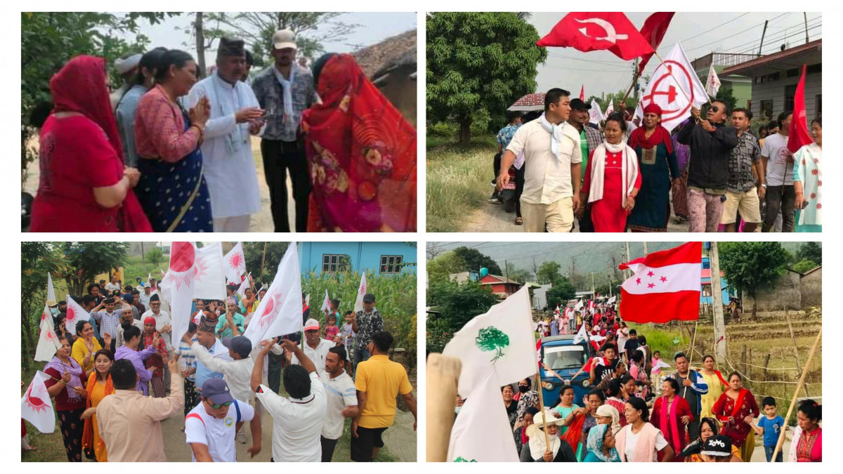 निर्वाचन अपडेट : देवदहका दलहरू घरदैलोमा व्यस्त