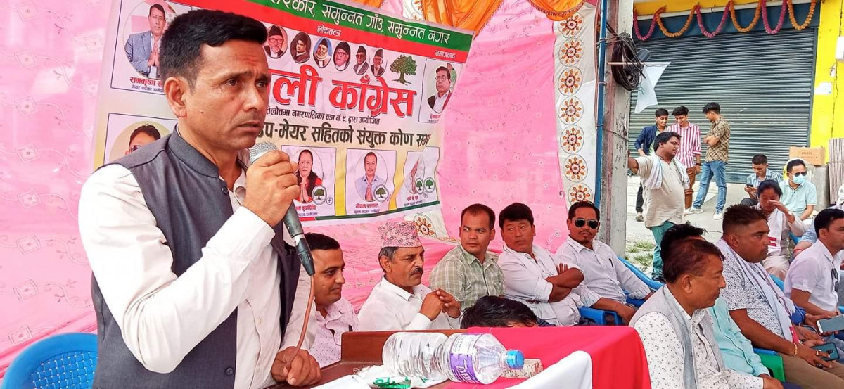 तिलोत्तमा उपमेयर पदका उम्मेदवार पाण्डेद्वारा आफुले जीते सुबिधा समाजसेवामा लगाउने घोंषणा
