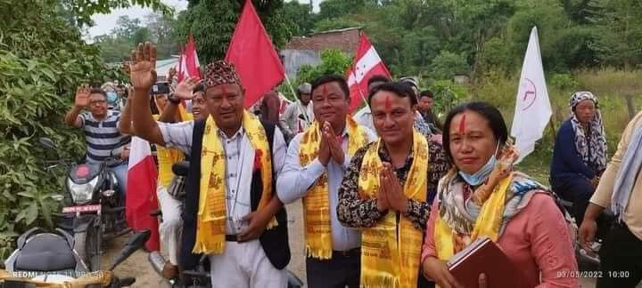 देवदह १० मा कांग्रेस-माओवादी गठबन्धनका यकु सुनारको प्यानल विजयी