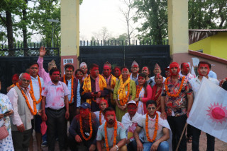 देवदह ५ मा युवा नेता गणेश डुम्रे नेतृत्वको एमाले प्यानल विजयी