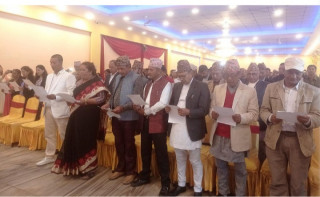 बनेपामा एमालेबाट निर्वाचित जनप्रतिनिधिद्वारा सपथ ग्रहण कार्यक्रम बहिष्कार