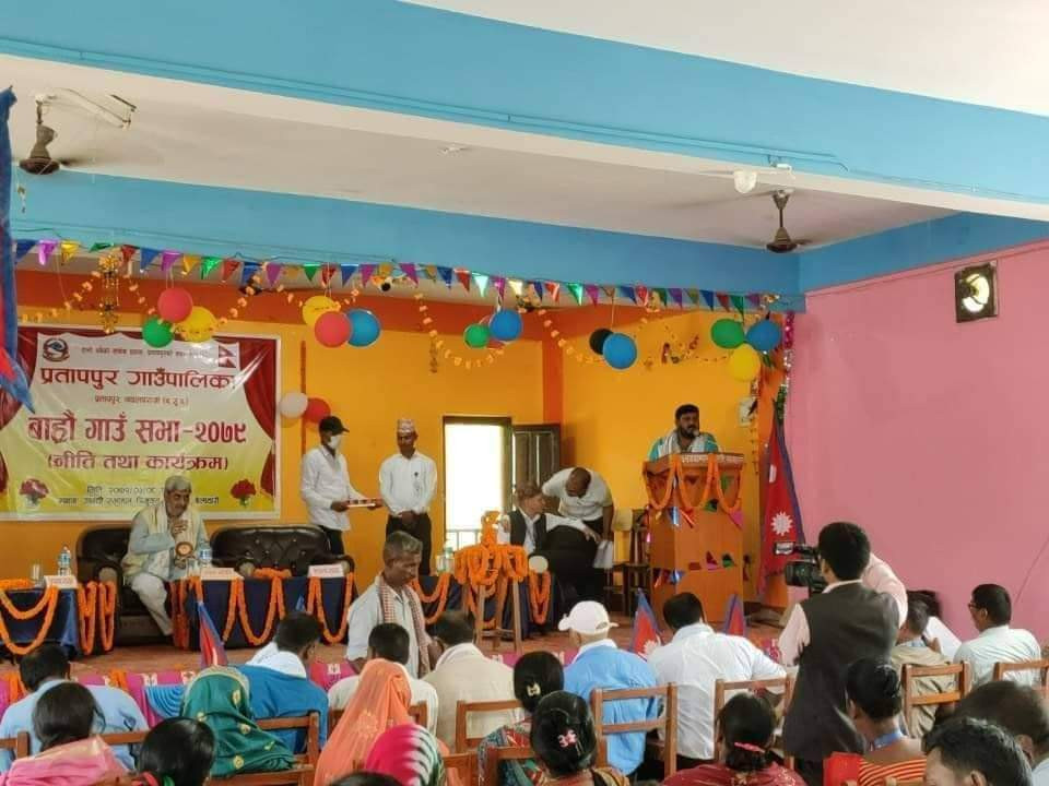 शैक्षिक सुधार कार्यक्रम मार्फत निर्मित विद्यालयको ४ कोठे भवनको उद्घाटन  