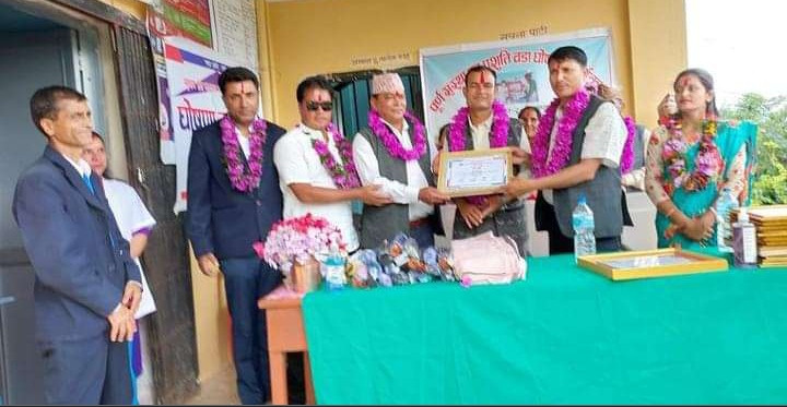 धुर्कोट गाउँपालिका पिपलधारालाई ‘पूर्ण संस्थागत प्रसुती वडा’ घोषणा