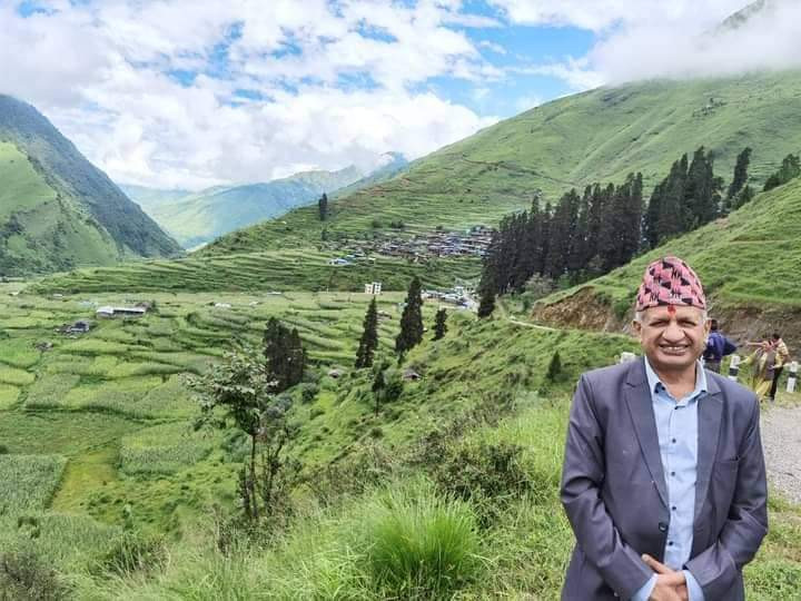 गुल्मीमा एमाले नेता ज्ञवालीको घरदैलो सुरु