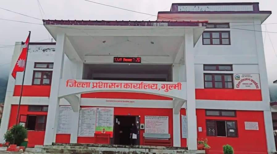 गुल्मीमा राहदानीबाट ३  करोड ७१ लाख ६७ हजार राजश्व सङ्कलन