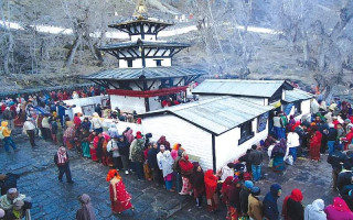 सोह्र श्राद्ध: मुक्तिनाथमा पितृ उद्धारका लागि पुग्नेहरुको चहलपहल बढ्यो