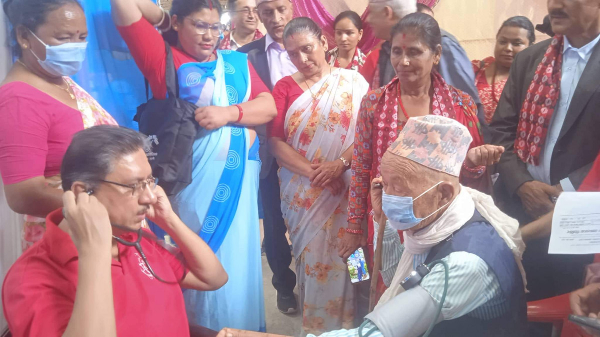 युगज्योति माविमा  नि:शुल्क स्वास्थ्य शिविर