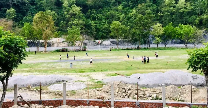 रात्रीकालिन खेल खेल्न सकिने गरि रुरु खेल मैदानको स्तराेन्नति 