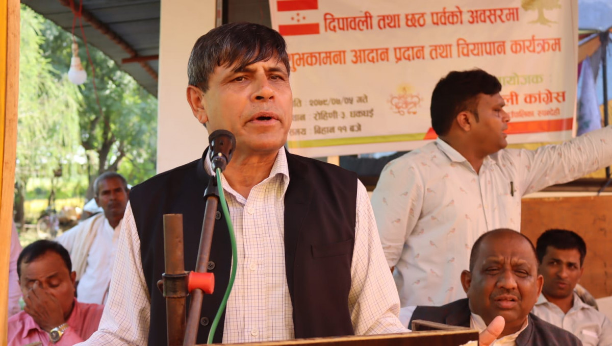च्यात्न खोजिएको संविधानको पक्षमा हामी लडछौँ: घनश्याम भुसाल