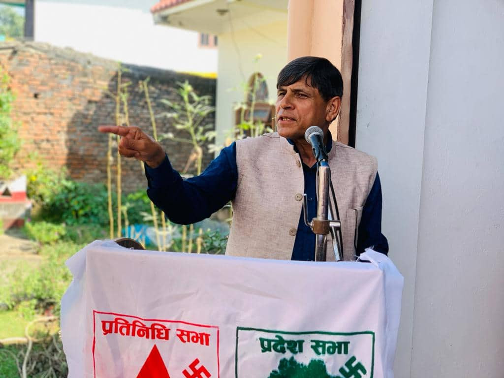 देवदहले रुपन्देही क्षेत्र नं. १ को विकासको नेतृत्व गर्छ: घनश्याम भुसाल