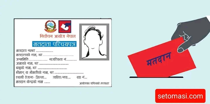 नागरिकता, राहदानी र लालपुर्जा  देखाएर पनि मतदान गर्न पाईने 