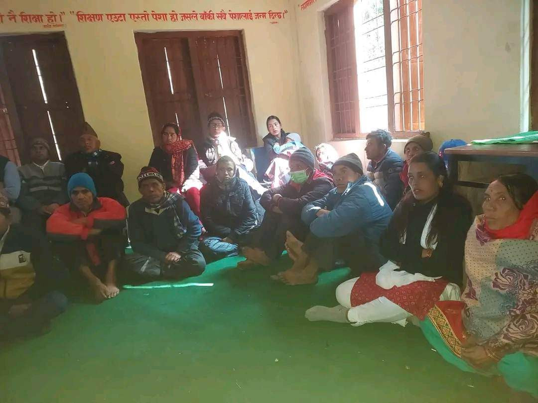 वडा कार्यालयद्वारा उपभोक्ता समितिलाई प्रशिक्षण