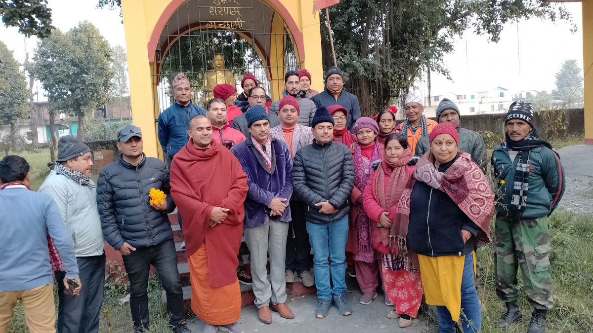 देवदहमा बुद्ध सर्किटको सौन्दर्यकरण अभियान सुरू, एकैदिन एक हजार बिरुवा रोपियो