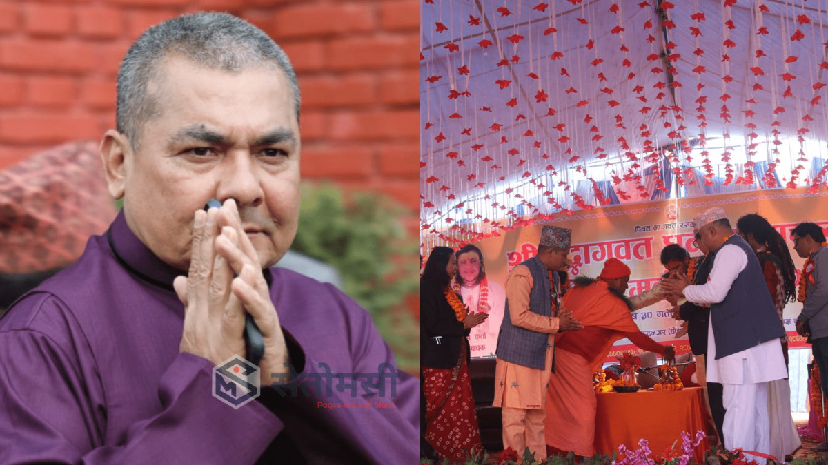 देवदहको घोडाहामा संचालित महायज्ञमा भक्तजनको घुइँचो  