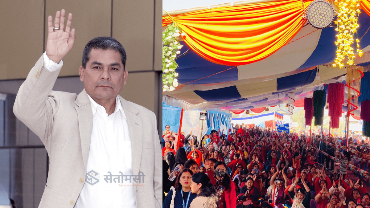 देवदहको घोडाहामा संचालित महायज्ञमा भक्तजनको घुइँचो  