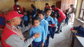 विद्यार्थीको निःशुल्क मुटु परीक्षण