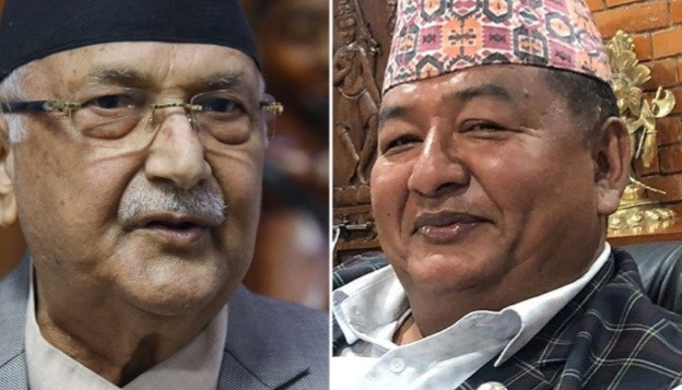 ओली र किसान श्रेष्ठबीच भेट, राष्ट्रपति चुनावबारे छलफल
