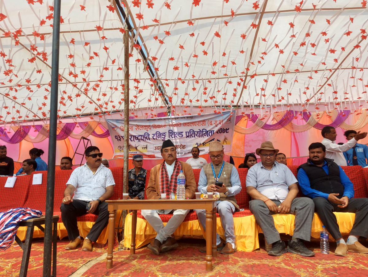पाल्हिनन्दनमा जिल्लास्तरिय राष्ट्रपति रनिङ शिल्ड प्रतियोगिता सुरु