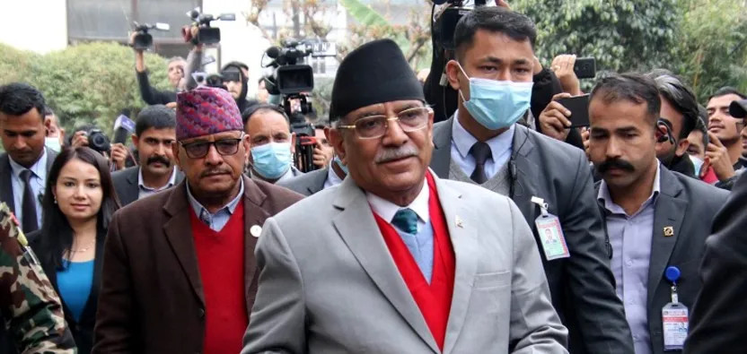 नेपाल–यूएईबीचको क्रिकेट हेर्न प्रधानमन्त्री त्रिवि मैदानमा