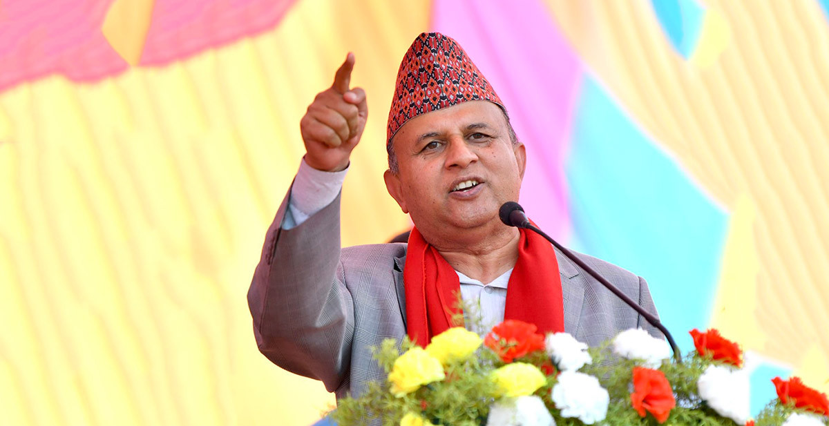 शंकर पोखरेलको प्रश्न : संविधान नमान्ने पार्टीसँग सहकार्य गर्नेले एमालेले संविधान मान्दैन भन्न मिल्छ ?