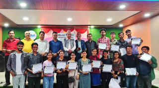 देवदहमा तीन महिने ग्राफिक्स डिजाइन तथा डिजिटल मार्केटिङ तालीम सप्पन्न
