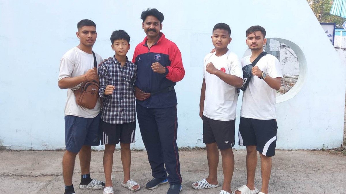 प्रथम इण्डो नेपाल खुला कराते प्रतियोगितामा सहभागी हुन  नेपाली इण्डिया प्रस्थान