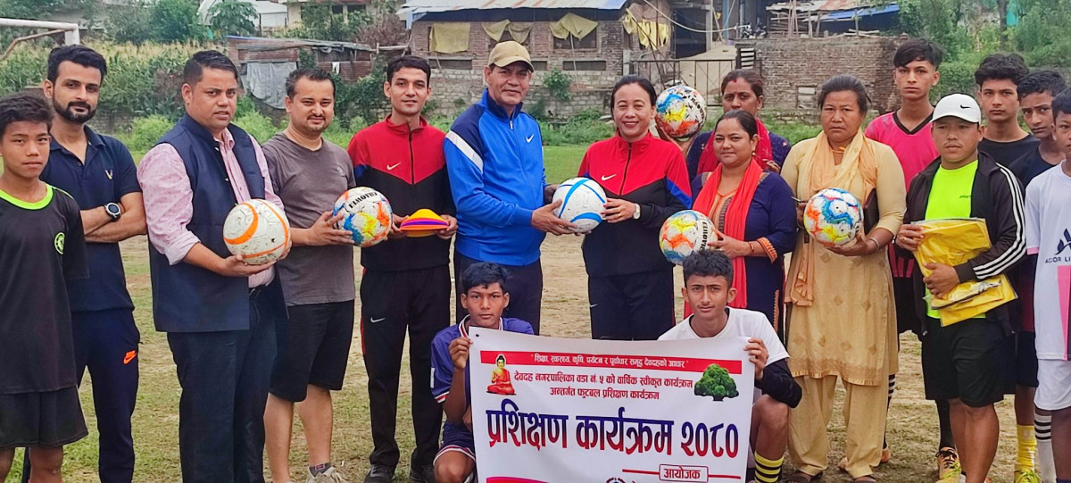 देवदहले राष्ट्रिय तथा अन्तराष्ट्रिय खेलाडी उत्पादन गर्छ : उपप्रमुख गुरुङ 
