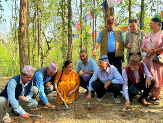 दरबारक्षेत्रको भग्नावशेष रहेको भन्दै देवदह खयर डाँडामा उत्खनन सुरु