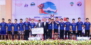 पोखरामा सम्पन्न ड्रागन बोट रेसमा चिनियाँ टोली सिचुवान च्याम्पियन