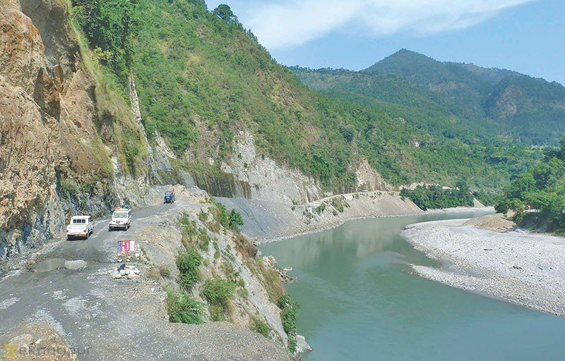 कालीगण्डकी कोरिडोर : चराङ-छोसेर खण्ड आठ वर्षमा पनि पुरा भएन