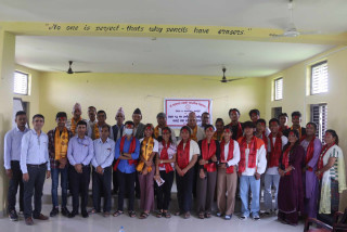 महामाया भवानी माविमा विद्यार्थी बधाई तथा सम्मान कार्यक्रम सम्पन्न