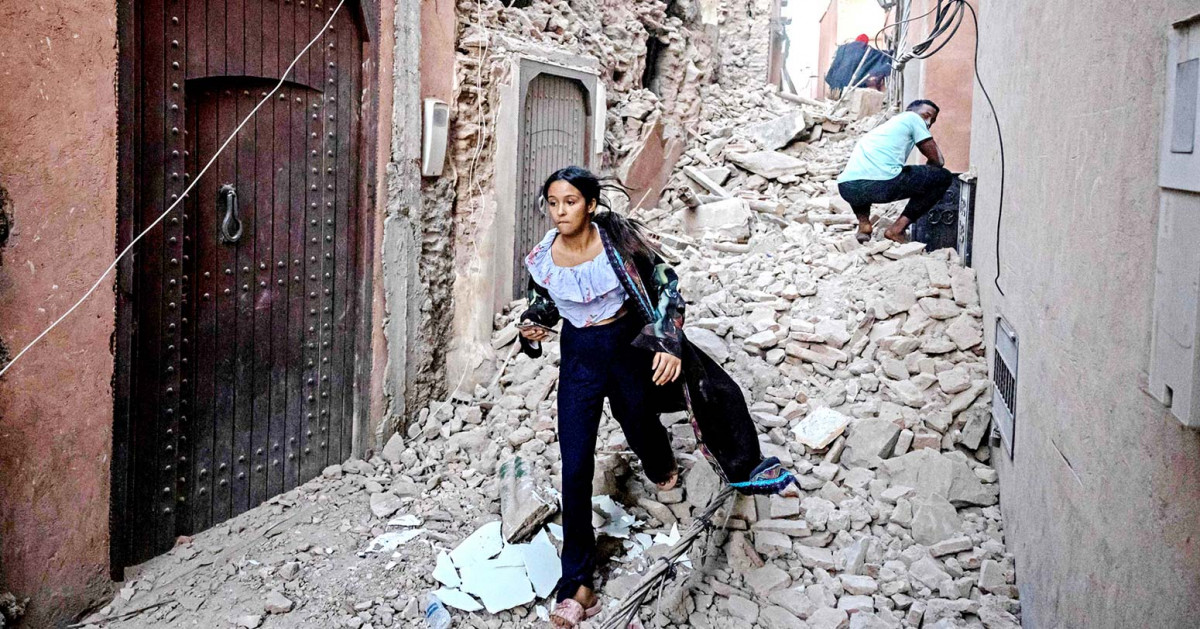 मोरक्कोमा ६.८ म्याग्निच्युडको भूकम्प, हजारभन्दा धेरैको मृत्यु