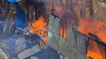 बझाङमा आगलागी हुंदा पाच पसल जलेर नष्ट 