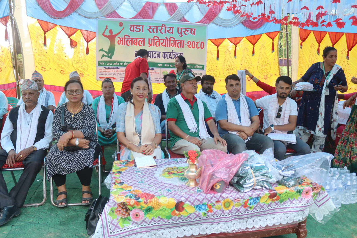 देवदहमा वडा स्तरीय पुरुष भलिबल प्रतियोगिता सुरु