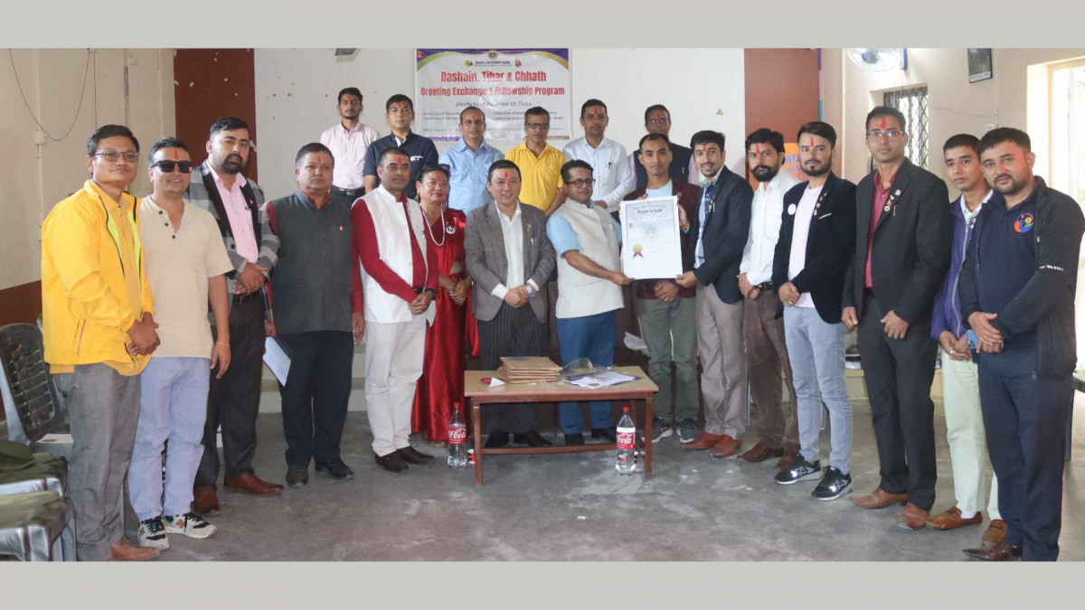 लायन्स क्लब अफ देवदह युनाइटेडको नयाँ नेतृत्वमा चापागाई