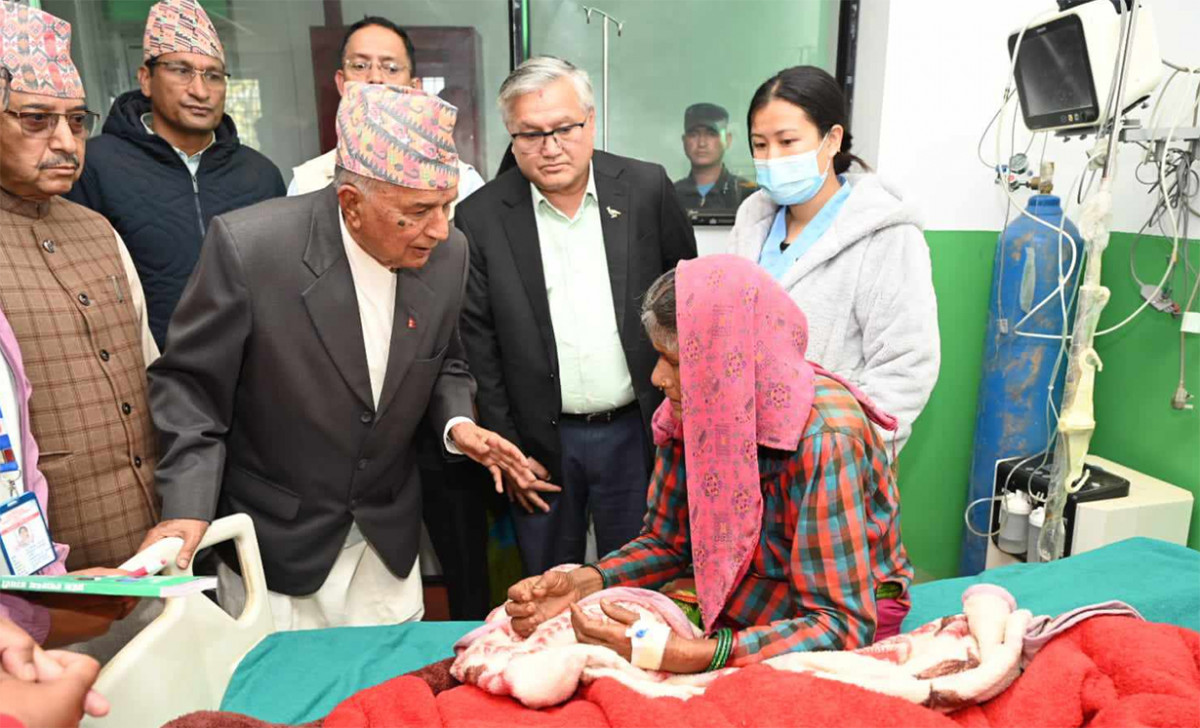 भूकम्प पीडितलाई राष्ट्रपतिले भने : चिन्ता गर्नुपर्दैन, म सरकारसँग कुरा गर्छु