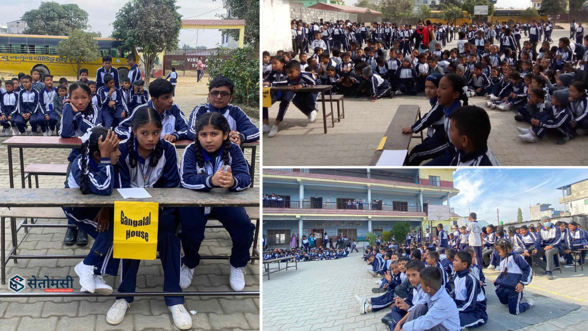 न्यू नमूना स्कूलमा हाजिरीजवाफ