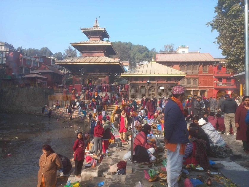 आज कुशे औँशी, गोकर्णेश्वर र पशुपतिमा श्राद्ध गर्नेको भीड